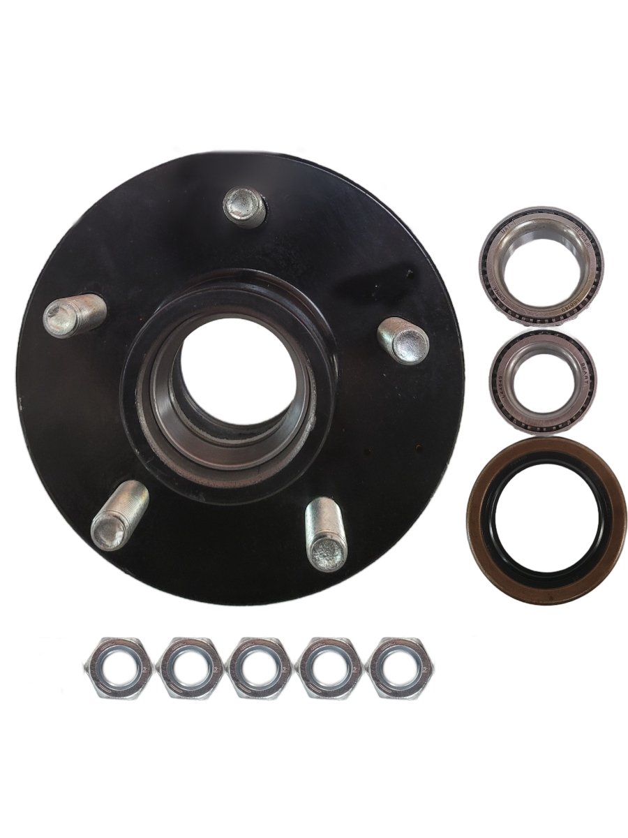 5 on 4 3/4 3500lb Trailer Idler Hub Assembly. Pre Greased - Drag Star Trailers