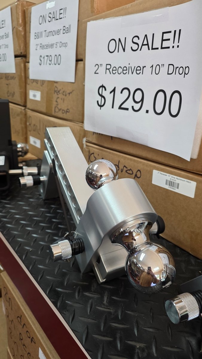 2" Receiver 10" Drop Aluminum Hitch - Drag Star Trailers