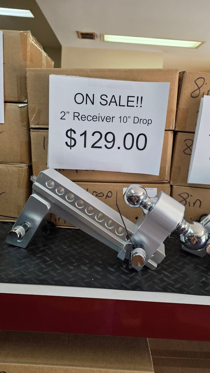 2" Receiver 10" Drop Aluminum Hitch - Drag Star Trailers
