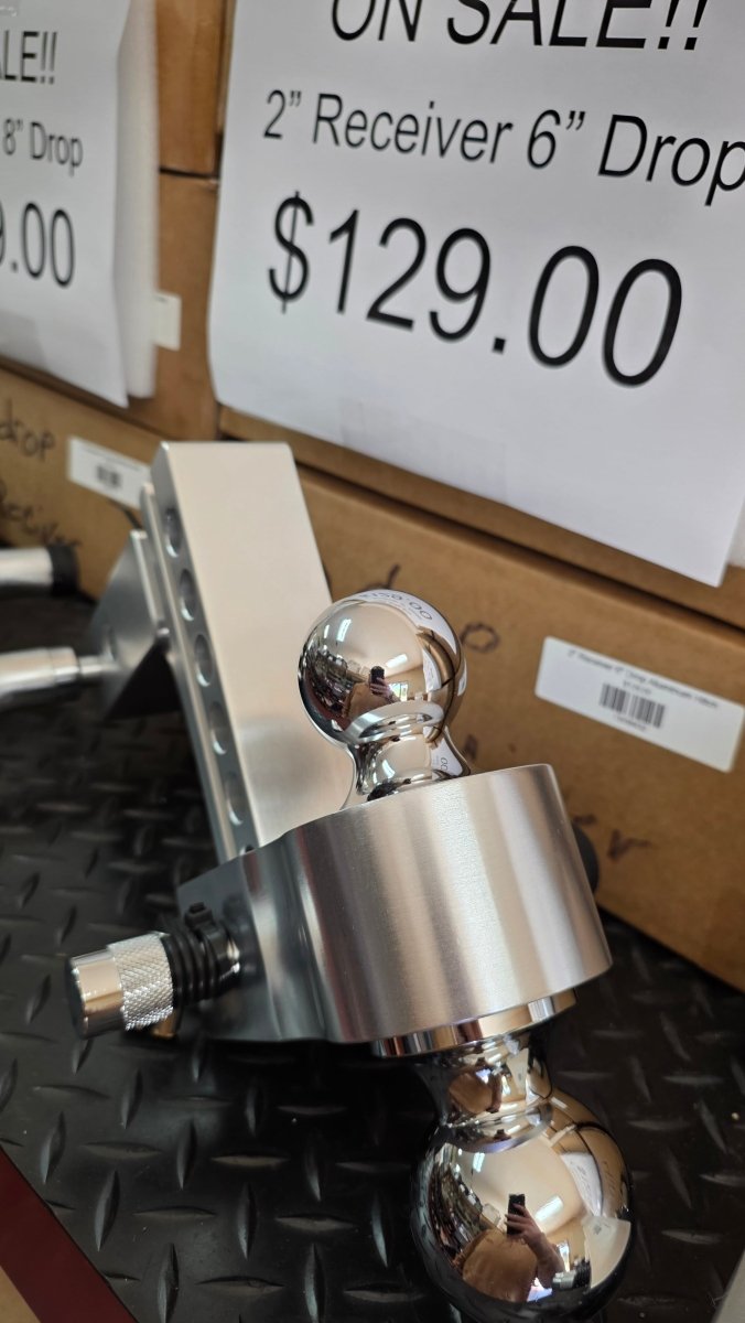 2" Receiver 6" Drop Aluminum Hitch - Drag Star Trailers